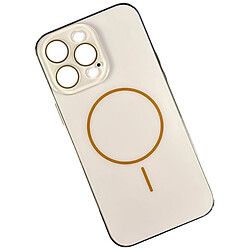 Чехол (накладка) Apple iPhone 15, Matte Soft Touch, MagSafe, Бежевый