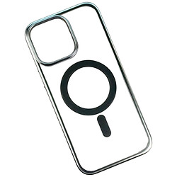 Чехол (накладка) Samsung S928 Galaxy S24 Ultra, Metallic Paint, MagSafe, Серебряный