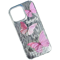 Чехол (накладка) Apple iPhone 15 Pro Max, Nacre Print Desing, Butterfly, Рисунок