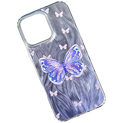 Чехол (накладка) Xiaomi Redmi 10a / Redmi 9C, Nacre Print Desing, Blue Batterfly, Рисунок