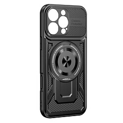 Чехол (накладка) Apple iPhone 16 Pro Max, Armor Rotating Magnetic, MagSafe, Черный
