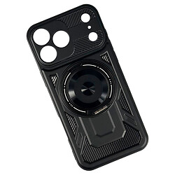 Чехол (накладка) Apple iPhone 17 Pro Max, Armor Rotating Magnetic, MagSafe, Черный