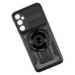 Чехол (накладка) Xiaomi Redmi 15, Armor Rotating Magnetic, MagSafe, Черный