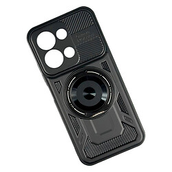 Чохол (накладка) Xiaomi Poco C85 / Redmi 15C, Armor Rotating Magnetic, MagSafe, Чорний