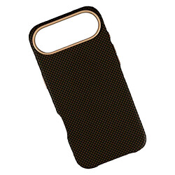 Чехол (накладка) Apple iPhone 17 Air, Carbon Fiber Separate Camera, Коричневый