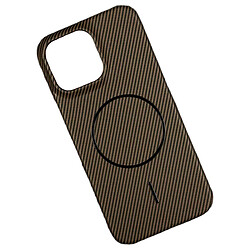 Чохол (накладка) Apple iPhone 14 Pro Max, Carbon, MagSafe, Коричневий