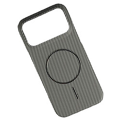 Чехол (накладка) Apple iPhone 17 Pro Max, Carbon, MagSafe, Серый