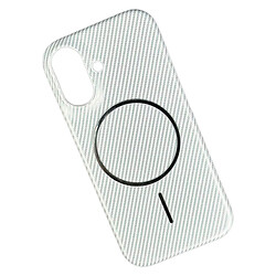 Чехол (накладка) Apple iPhone 17, Carbon, MagSafe, Белый