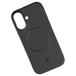 Чохол (накладка) Apple iPhone 17, Carbon, MagSafe, Чорний