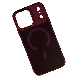 Чохол (накладка) Apple iPhone 17 Pro, Color Matte, Burgundy, MagSafe, Бордовий