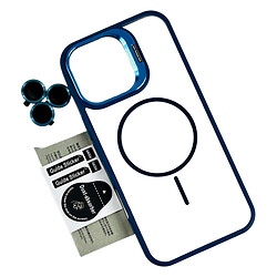 Чехол (накладка) Apple iPhone 13 Pro Max, Air Beats Crystal Stand Camera, MagSafe, Синий