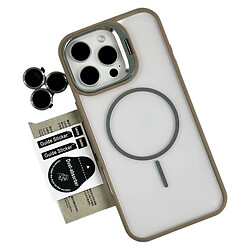 Чехол (накладка) Apple iPhone 13 Pro Max, Air Beats Crystal Stand Camera, MagSafe, Серый