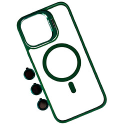 Чохол (накладка) Apple iPhone 13 Pro Max, Crystal Stend Camera, MagSafe, Зелений