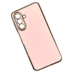 Чохол (накладка) Samsung A325 Galaxy A32 / A326 Galaxy A32, Golden Line Separate Camera, Бежевий