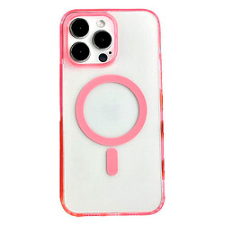 Чехол (накладка) Apple iPhone 11 Pro, MAGNETIC Clear Matte Color, MagSafe, Розовый