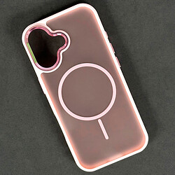 Чехол (накладка) Apple iPhone 17, Air Beats Matte Camera, MagSafe, Розовый