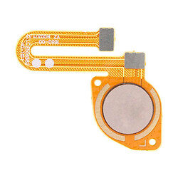 Шлейф Motorola XT2135 Moto G60, С сканером отпечатка пальца, Бежевый