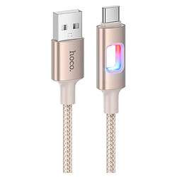 USB кабель Hoco U144, Type-C, 1.2 м., Золотий
