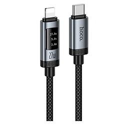 USB кабель Hoco U148 Apple iPhone SE 2022 / iPhone 14 Pro Max / iPhone 14 Plus / iPhone 14 Pro / iPhone 14 / iPhone 13 Pro / iPhone 13 Mini / iPhone 13 / iPhone 13 Pro Max / iPhone 12 Mini / iPhone 12 Pro Max, Lightning, 1.2 м., Чорний