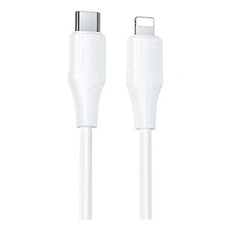 USB кабель Hoco X124 Bien Apple iPhone SE 2022 / iPhone 14 Pro Max / iPhone 14 Plus / iPhone 14 Pro / iPhone 14 / iPhone 13 Pro / iPhone 13 Mini / iPhone 13 / iPhone 13 Pro Max / iPhone 12 Mini / iPhone 12 Pro Max / iPhone 12 Pro, Lightning, 1.0 м., Белый