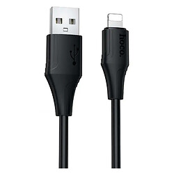 USB кабель Hoco X124 Bien Apple iPhone SE 2022 / iPhone 14 Pro Max / iPhone 14 Plus / iPhone 14 Pro / iPhone 14 / iPhone 13 Pro / iPhone 13 Mini / iPhone 13 / iPhone 13 Pro Max / iPhone 12 Mini / iPhone 12 Pro Max, Lightning, 1.0 м., Черный