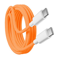 USB кабель FineWoven, Type-C, 1.0 м., Оранжевый