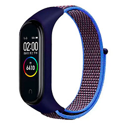 Ремінець Xiaomi Mi Band 3 / Mi Band 4, Nylon, Navy Blue-Azure, Синій