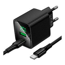 СЗУ Hoco CS83A Excellent, З кабелем, Type-C, Чорний