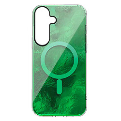Чехол (накладка) Samsung S721 Galaxy S24 FE, Shiny Mountain, MagSafe, Зеленый