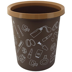 Відро для сміття пластикове кругле з фіксатором