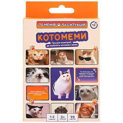 Гра настільна карткова "Котомеми", (укр) в коробці, Giftomania