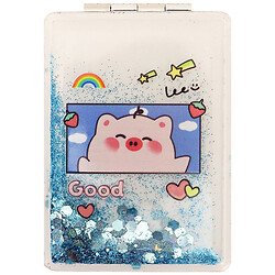 Дзеркало кишенькове двостороннє прямокутне, 8,5х6 см