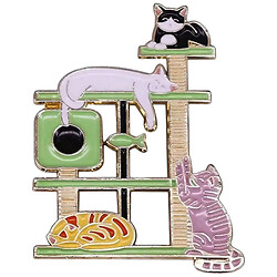 Значок на рюкзак металевий "Котики", Craft Time