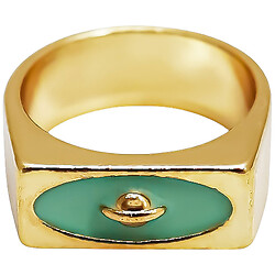 Кольцо женское металлическое декорированное