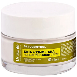 Крем для обличчя нічний нормальний Dr.Sante Sebocontrol Цика, цинк, АНА, 50 мл