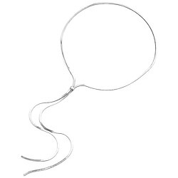 Цепочка на шею женская металлическая длинная