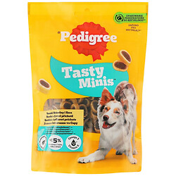 Лакомство для собак PEDIGREE Tasty Minis с говядиной, сыром, 140 г