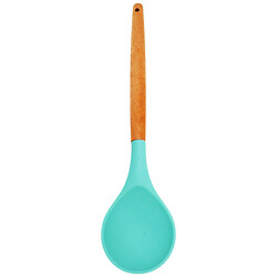 Ложка кухонная силиконовая с деревянной ручкой, 32 см