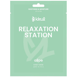Маска для лица тканевая Kkul Relaxation Station с экстрактом алоэ, 25 мл