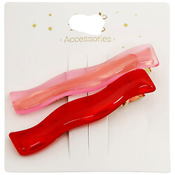 Набор заколок-зажимов для волос "Волна", 2 шт.