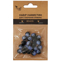 Набор бусин для создания украшений Craft time с эффектом трещин, 10 мм 20 шт