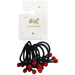 Набор резинок для волос с цветными бусинами, 10 шт.