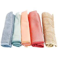 Набор кухонных салфеток микрофибра, 30х30 см, 5 шт.