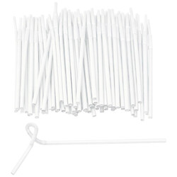 Набор трубочек для пластиковых напитков в индивидуальной упаковке, 100 шт.