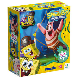 Пазли дитячі картонні "Sponge Bob", мікс, 100 елементів, Dodo