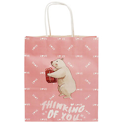 Пакет подарочный бумажный Love, в ассортименте, 27х22х11 см