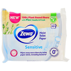 Туалетная бумага влажная Zewa Sensitive