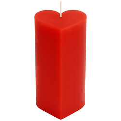 Свеча фигурная ароматизированная цветная "Сердце", 7,3х15 см