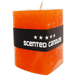 Свеча фигурная ароматизированная цветная "Сердце", 7,3х7,5 см