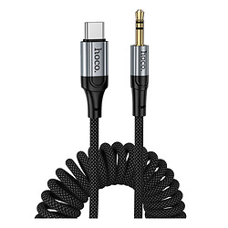 AUX кабель Hoco UPA33B Nuevo, Type-C, 1.5 м., Черный